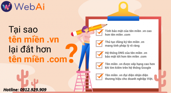 Vì sao tên miền Việt Nam có giá cao hơn tên miền quốc tế?
