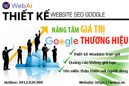 WebAi thiết kế website SEO Google