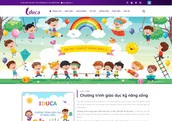 Dự án thiết kế Website iDuca